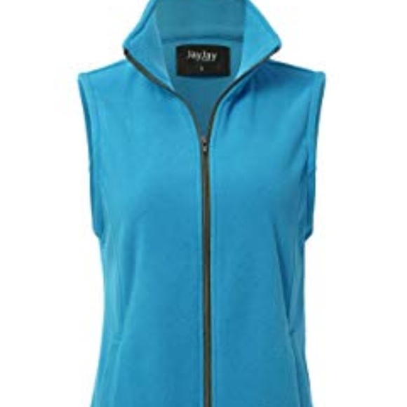 Soft Fleece Active Vest Teal Blue - Picture 1 of 6